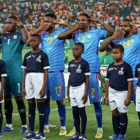 AFCON: Congolese players protested against the war in their country.